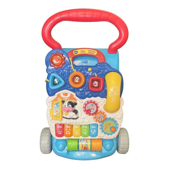 VTech Sit-to-Stand Learning Walker Baby Activity Center Toy Tested & Working - Picture 1 of 7
